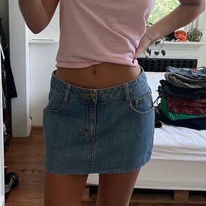 H&M Blue Denim Skirt